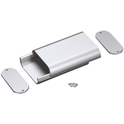 Takachi Electric Industrial Silver Aluminium Handheld Enclosure, 112 x 110 x 30mm