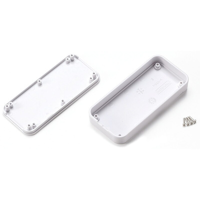 Takachi Electric Industrial White ABS Handheld Enclosure, 115 x 63 x 12mm