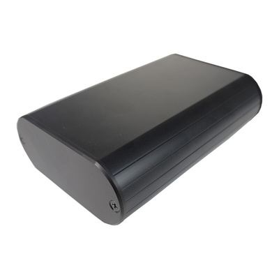 Takachi Electric Industrial MXA Series Black Aluminium Handheld Enclosure, , 140 x 95 x 40mm