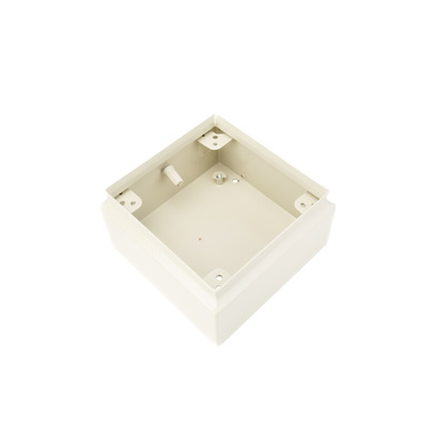 RS PRO Grey Steel Junction Box, IP66, 150 x 150 x 80mm