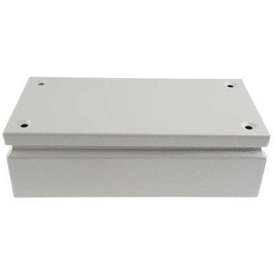 RS PRO Grey Steel Junction Box, IP66, 300 x 150 x 80mm