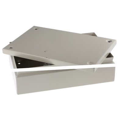 RS PRO Grey Steel Junction Box, IP66, 300 x 200 x 80mm