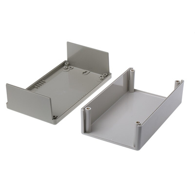 OKW Flat-Pack Case Grey ABS Instrument Case, 189 x 110 x 60mm