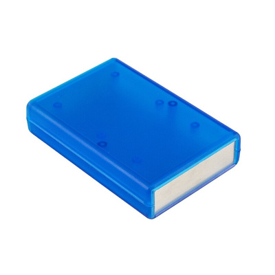 Hammond Transparent Blue ABS Instrument Case, 109 x 74 x 25mm