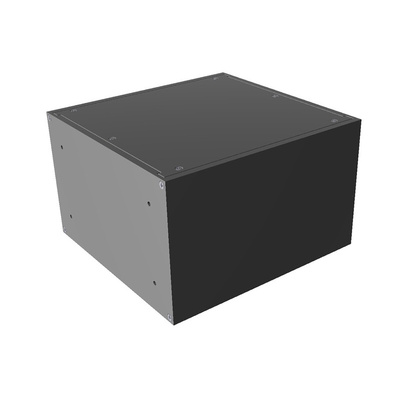 Hammond Black Aluminium Instrument Case, 133 x 211 x 203mm