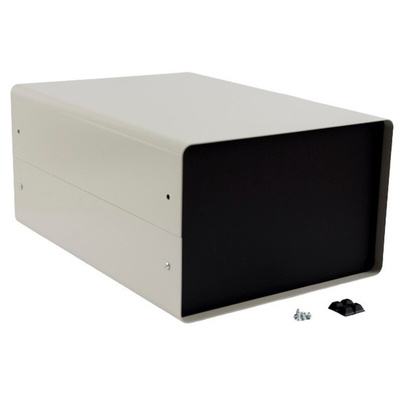 Hammond 1401 Grey, Aluminium & Steel Enclosure, 254 x 356 x 165mm