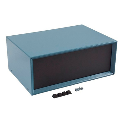 Hammond 1426 Blue, Aluminium & Steel Enclosure, 254 x 178 x 102mm