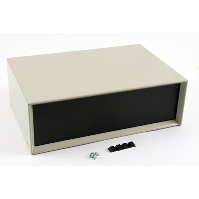 Hammond 1426 Beige, Aluminium & Steel Enclosure, 305 x 203 x 102mm