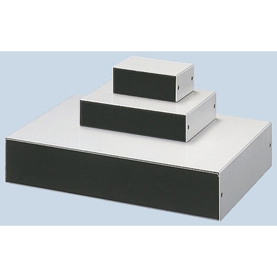 Takachi Electric Industrial YM Black Aluminium Instrument Case, 50 x 45 x 30mm