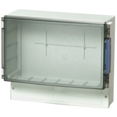 Fibox CARDMASTER Grey, Polycarbonate Enclosure, 390 x 316 x 167mm