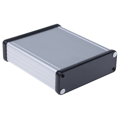 Hammond 1455 Clear Anodised Aluminium Enclosure, 120 x 103 x 31mm