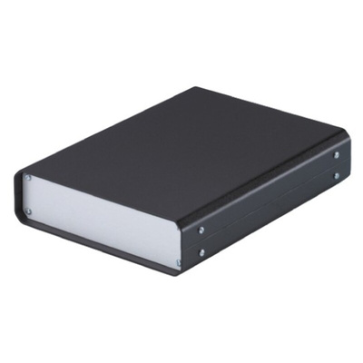 METCASE Unicase Black Aluminium Instrument Case, 185 x 250 x 50mm