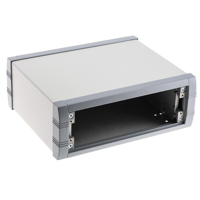 METCASE Unimet-Plus Grey Aluminium Instrument Case, 231.62 x 193.28 x 85.7mm