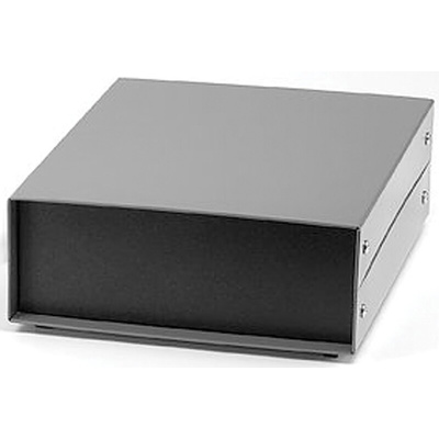 Hammond 1458 Black, Aluminium & Steel Metal Case, 203 x 254 x 127mm