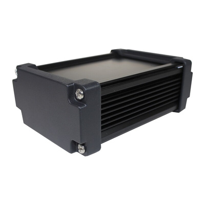 Takachi Electric Industrial AWN Black Aluminium Heat Sink Case, 150 x 106.3 x 56.3mm