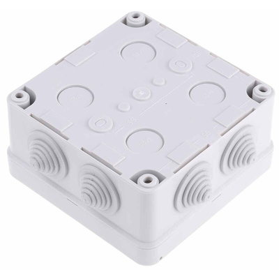 Spelsberg HP Series Grey Polypropylene Junction Box, IP55, 113 x 113 x 58mm