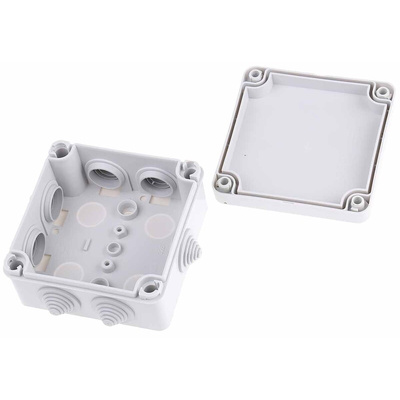 Spelsberg HP Series Grey Polypropylene Junction Box, IP55, 113 x 113 x 58mm