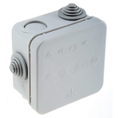 Spelsberg HP Series Polypropylene Junction Box, IP55, 75 x 75 x 42mm