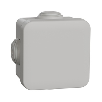 Schneider Electric Mureva Series Grey ABS Junction Box, IP55, 65 x 65 x 45mm
