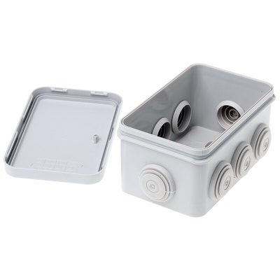 Schneider Electric Mureva Series Grey ABS Junction Box, IP55, 65 x 55 x 105mm