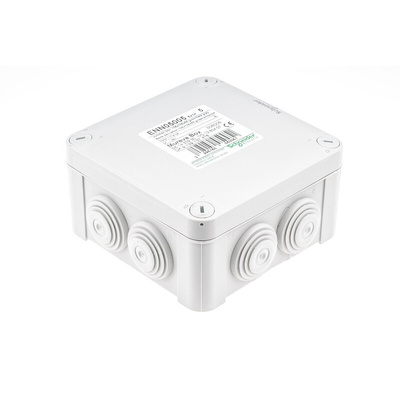 Schneider Electric Mureva Series Grey Polypropylene Junction Box, IP55