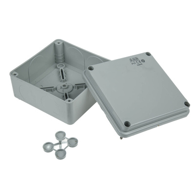 ABB Grey Thermoplastic Junction Box, IP65, 100 x 100x 50mm