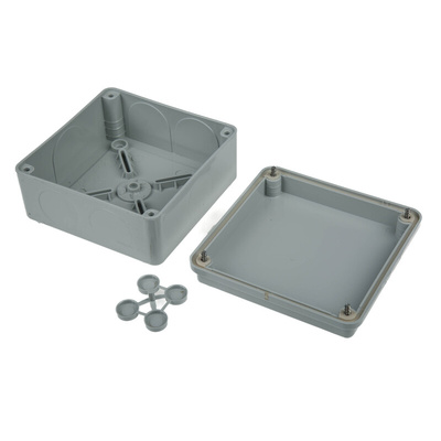 ABB Grey Thermoplastic Junction Box, IP65, 100 x 100x 50mm