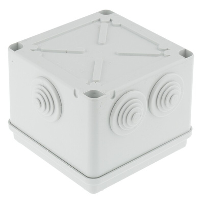 ABB Grey Thermoplastic Junction Box, IP55, 80 x 100 x 100mm