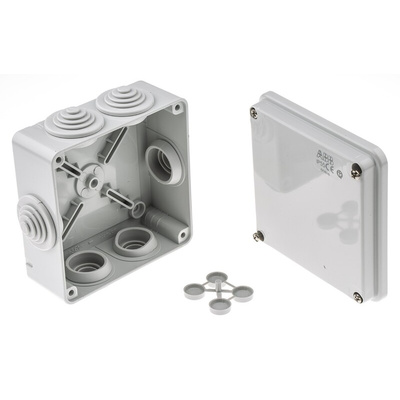 ABB Grey Thermoplastic Junction Box, IP55, 100 x 100 x 50mm