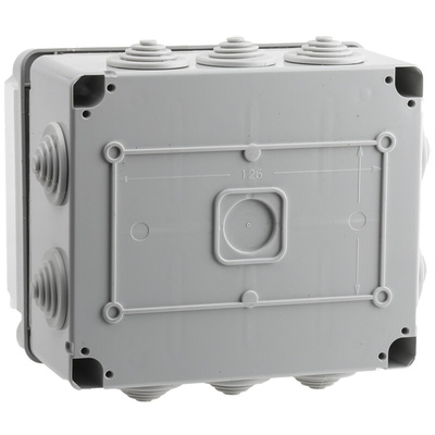 ABB Grey Thermoplastic Junction Box, IP55, 150 x 160 x 135mm