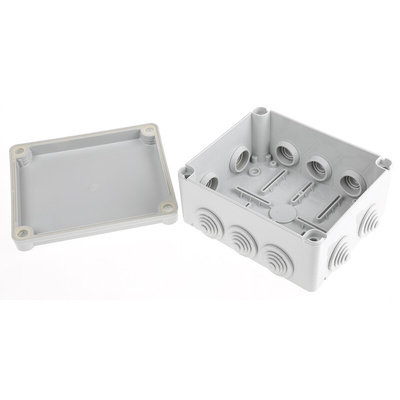 ABB Grey Thermoplastic Junction Box, IP55, 77 x 160 x 135mm