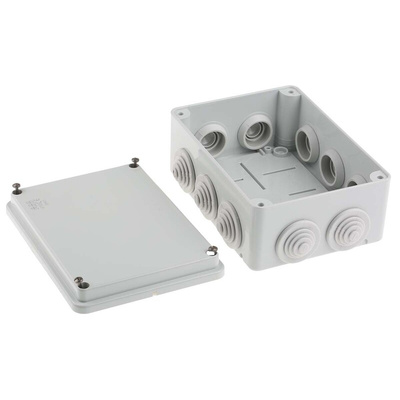 ABB Grey Thermoplastic Junction Box, IP55, 153 x 110 x 66mm