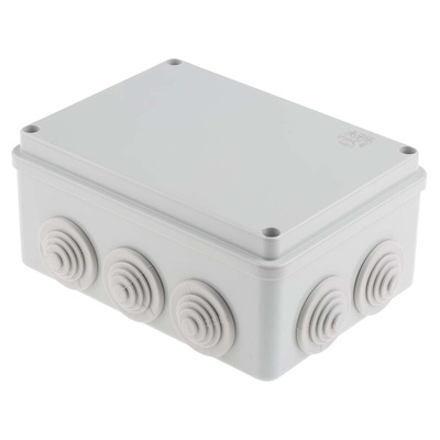 ABB Grey Thermoplastic Junction Box, IP55, 153 x 110 x 66mm