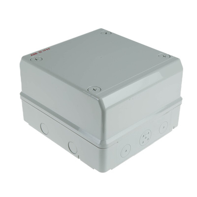 ABB Grey Plastic Junction Box, IP65, 140 x 220 x 205mm
