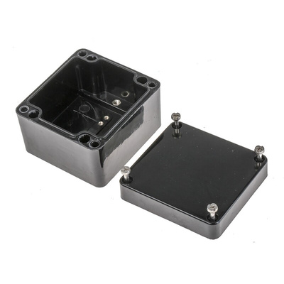 RS PRO Black Junction Box, IP66, ATEX, IECEx, 80 x 75 x 55mm