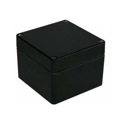 RS PRO Black Junction Box, IP66, ATEX, IECEx, 122 x 120 x 90mm