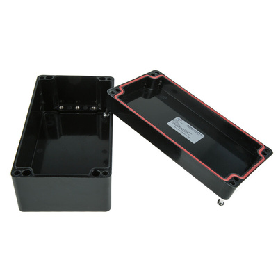 RS PRO Black Junction Box, IP66, ATEX, IECEx, 220 x 120 x 90mm