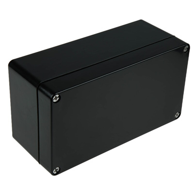 RS PRO Black Junction Box, IP66, ATEX, IECEx, 220 x 120 x 90mm