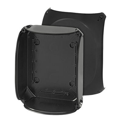 HENSEL Black Polycarbonate Junction Box, IP66, IP67, 205 x 112 x 255mm