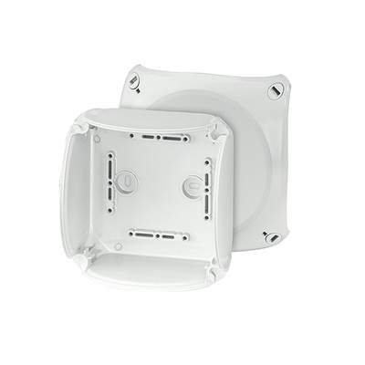 HENSEL Grey Polycarbonate Junction Box, IP66, IP67, 130 x 130 x 70mm