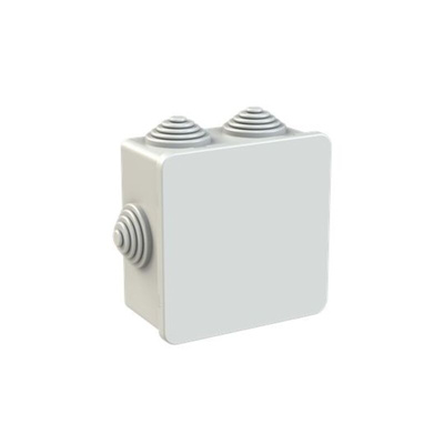 ABB Grey Thermoplastic Junction Box, IP44, 80 x 80 x 40mm