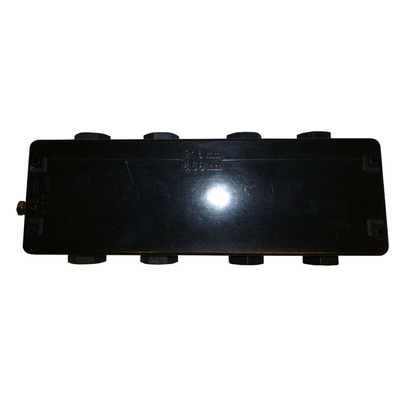 CE-TEK CEP Series Black Polyester Junction Box, IP66, ATEX, 75 x 230 x 55mm