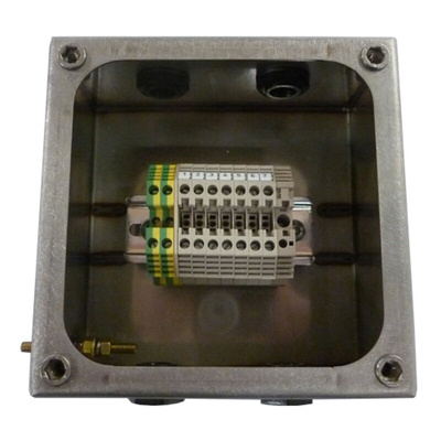 CE-TEK ACEX Series Junction Box, IP66, 7 Terminals, ATEX, 150 x 150 x 90mm