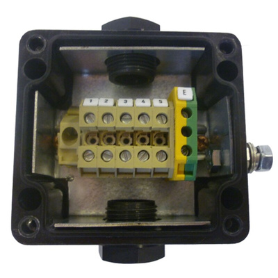 CE-TEK CEP Series Black Polyester Junction Box, IP66, IECEx, 75 x 80 x 55mm