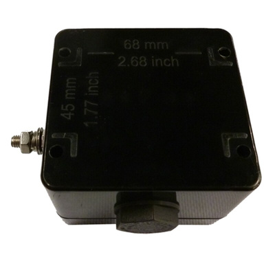 CE-TEK CEP Series Black Polyester Junction Box, IP66, IECEx, 75 x 80 x 55mm