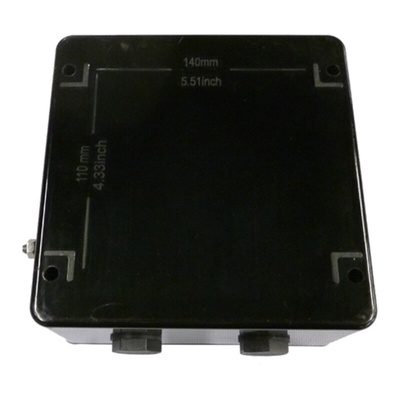 CE-TEK CEP Series Black Polyester Junction Box, IP66, IECEx, 160 x 160 x 90mm