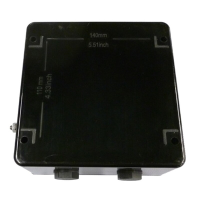 CE-TEK CEP Series Black Polyester Junction Box, IP66, 15 Terminals, ATEX, 160 x 160 x 90mm
