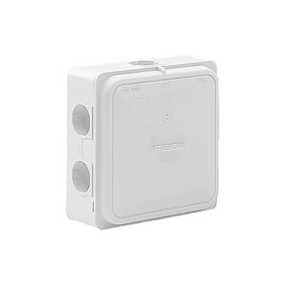 Fibox Grey Polypropylene Junction Box, IP65, 110 x 110 x 49mm