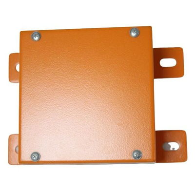 RS PRO Orange Steel Junction Box, IP65, 200 x 200 x 105mm