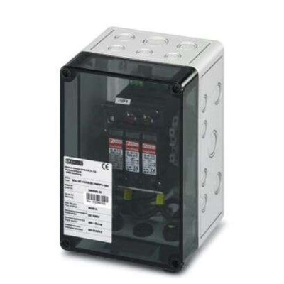 Phoenix Contact Polycarbonate Junction Box, IP65, 111 x 130 x 180mm